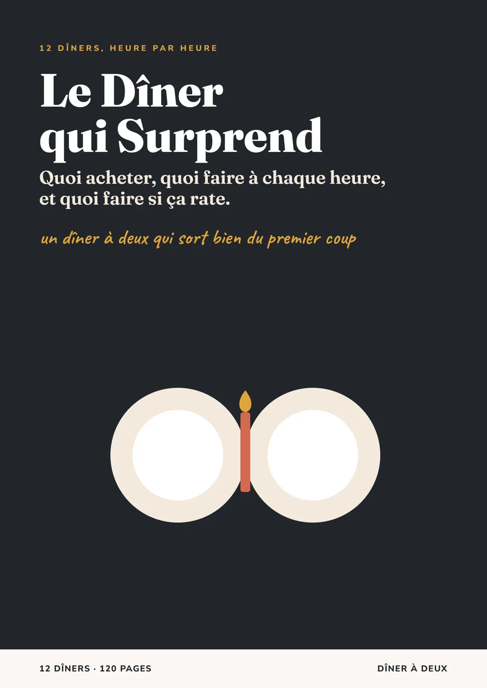 Couverture du guide Le Dîner qui Surprend, Dîner à Deux